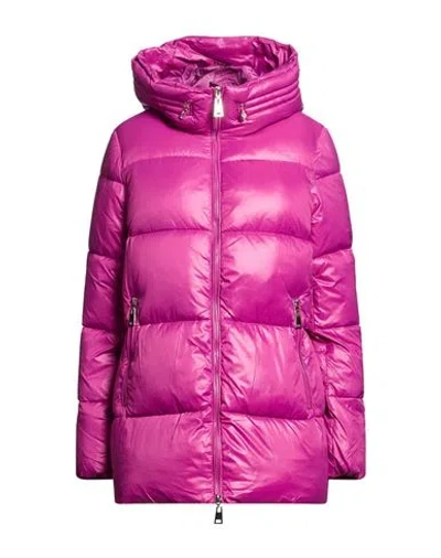 Historic Woman Puffer Magenta Size Xl Polyester In Purple