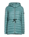 Historic Woman Puffer Turquoise Size Xl Polyamide In Blue