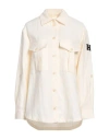 Historic Woman Shirt Ivory Size M Cotton, Linen In White