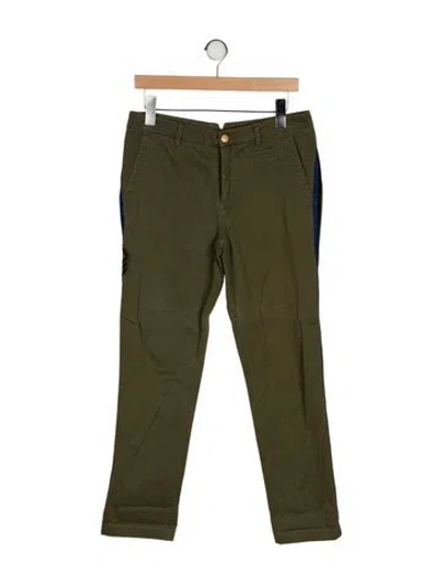 Pre-owned History Repeats Mid-rise Straight Leg Jeans In Green
