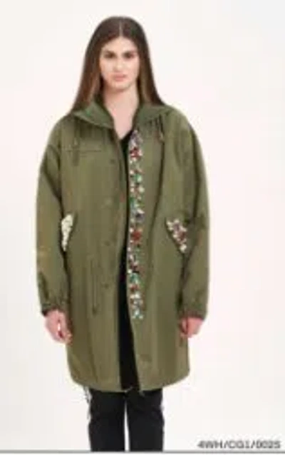 History Repeats Parka Perle Jacket In Green