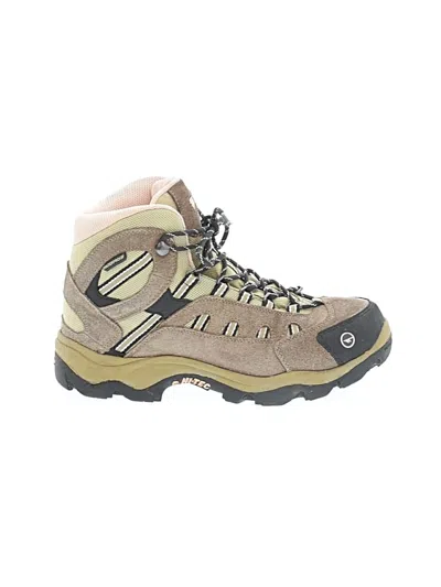 Pre-owned Hi-tec Ankle Boots In Tan