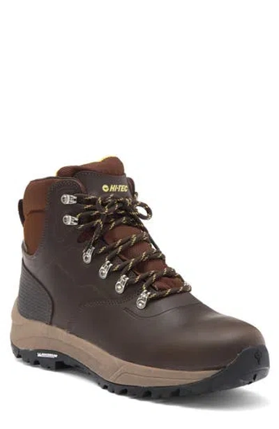 Hi-tec Altitude Vi I Waterproof Hiking Boot In Dark Brown