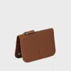 Hiva Atelier Alae Coin Purse & Card Holder In Brown