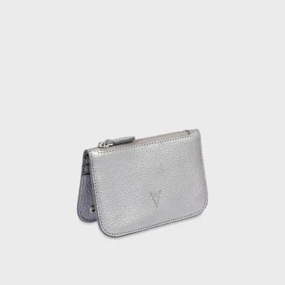 Hiva Atelier Alae Coin Purse & Card Holder In Gray