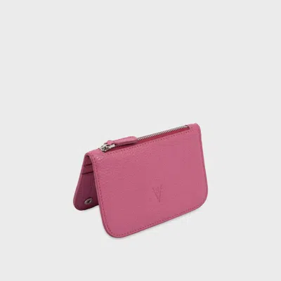 Hiva Atelier Alae Coin Purse & Card Holder In Pink