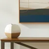 Hivvago 10" Brown Ceramic Table Vase In Multi
