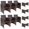 Hivvago 10 Pieces Outdoor Patio Dining Set