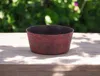 Hivvago 10" Red Recycled Plastic Indoor Outdoor Round Pot Planter In Red
