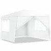 Hivvago 10 X 10 Feet Outdoor Side Walls Canopy Tent With 4 Removable Sidewalls