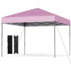Hivvago 10 X 10 Feet Pop Up Canopy Tent With Portable Carrying Bag And 8 Stakes In Pink