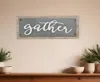 Hivvago 10" X 25" Brown And Gray Gather Wood And Metal Wall Decor In Gray