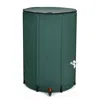 Hivvago 100 Gallon Portable Rain Barrel Water Collector Tank With Spigot Filter