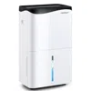 Hivvago 100-pint Dehumidifier With Smart App And Alexa Control For Home And Basements-white