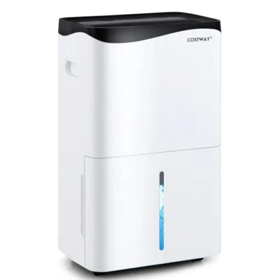 Hivvago 100-pint Dehumidifier With Smart App And Alexa Control For Home And Basements-white