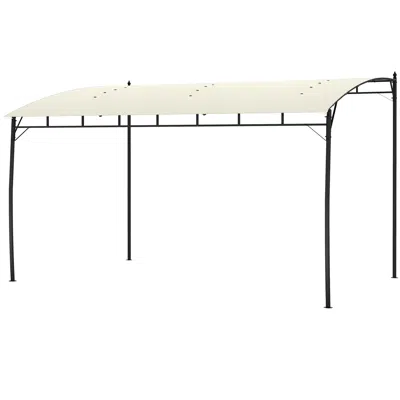 Hivvago 10x13 Outdoor Pergola Shade Structure For Garden In Black