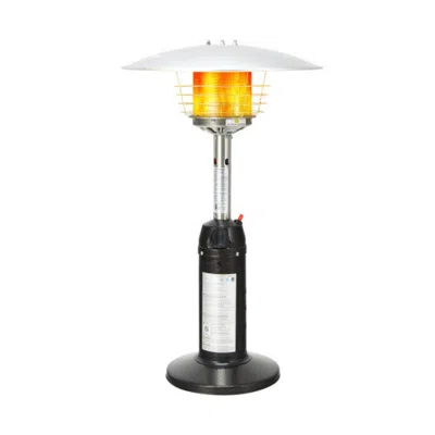 Hivvago 11 000 Btu Portable Tabletop Propane Patio Standing Heater-black