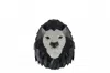 Hivvago 11.5" X 9.5" X 14" Origami Lion Head Wall Decoration In Gray