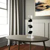 Hivvago 12" Black And Clear Crystal Tabletop Taper Candlestick In Multi