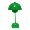 Hivvago 12" Green Metal Table Lamp In Green