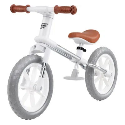 Hivvago 12 Inch Balance Bike With Adjustable Seat And Rotatable Handlebar In Gray