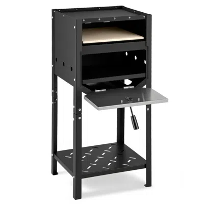 Hivvago 12 Inch Outdoor Pizza Oven With Ash Tray And Wood Storage