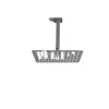 Hivvago 12" Wall-mounted Rain Shower Head System In Gray