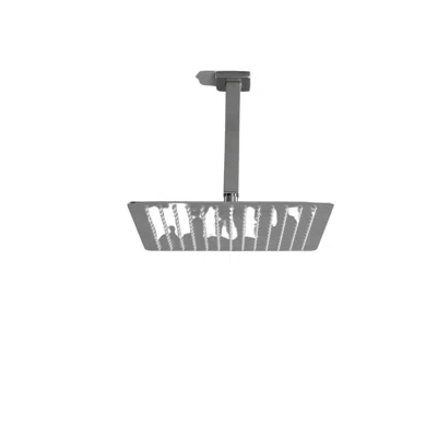 Hivvago 12" Wall-mounted Rain Shower Head System In Gray