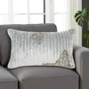 Hivvago 12" X 20" Periwinkle Cotton Throw Pillow In Multi