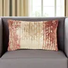 Hivvago 12" X 20" Pink Cotton Throw Pillow In Pink