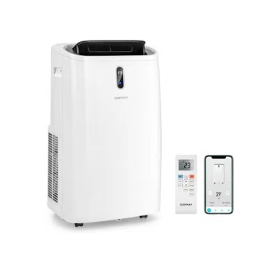 Hivvago 12000 Btu Portable 4-in-1 Air Conditioner With Smart Control-white