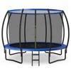Hivvago 12ft Astm Approved Recreational Trampoline With Ladder-orange