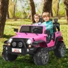 Hivvago 12v 2-seater Ride On Car Truck With Remote Control And Storage Room-white