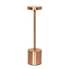 Hivvago 13" Copper Metal Table Lamp In Gold
