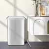 Hivvago 13 Gallons Automatic Garbage Can With Rectangular Infrared Motion Sensor-sliver