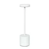 Hivvago 13" White Metal Table Lamp In White