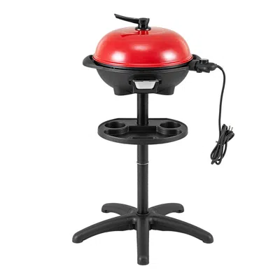 Hivvago 1350 W Outdoor Electric Bbq Grill With Removable Stand Easy To Install
