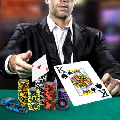 Hivvago 14 Gram Texas Holdem Poker Chip Set