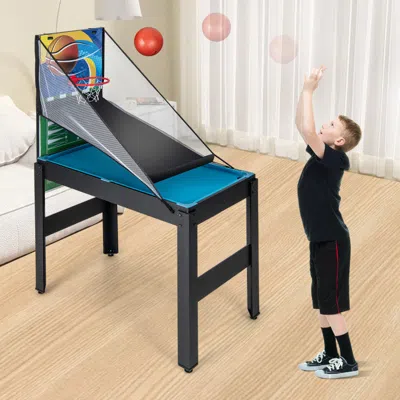Hivvago 14-in-1 Combo Game Table Set Multi Game Table With Foosball In Black