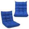 Hivvago 14-position Adjustable Folding Lazy Gaming Sofa-blue
