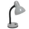 Hivvago 14" Gray Metal Swing Arm Table Lamp Led