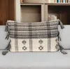 Hivvago 14" X 20" Beige And Black Southwestern Cotton Throw Pillow With Tassels In Neutral
