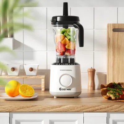 Hivvago 1500w Countertop Smoothies Blender With 10 Speed And 6 Pre-setting Programs In Gray
