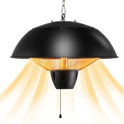Hivvago 1500w Electric Patio Heater With Ipx4 Waterproof In Black