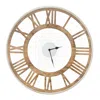 Hivvago 16 / 20 Inch Silent Wall Clock With Classic Frame And Classic Roman Number-16 Inch