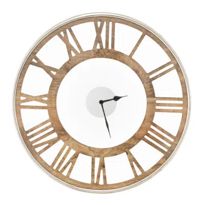 Hivvago 16 / 20 Inch Silent Wall Clock With Classic Frame And Classic Roman Number-16 Inch