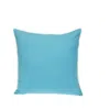 Hivvago 16" Aqua Cotton Throw Pillow With Scalloped Edges In Blue