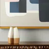 Hivvago 16" Cream Ceramic Table Vase In Neutral