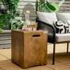 Hivvago 16 Inch Outdoor Hideaway Table Cover For Standard 20 Lbs Propane Tank-b
