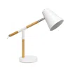 Hivvago 16" White Metal Table Lamp In White